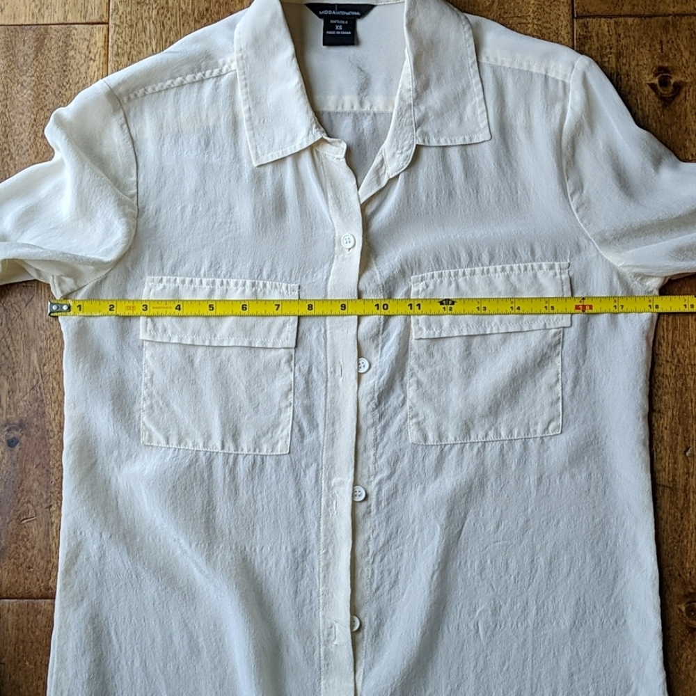 Silk Button Down - image 3